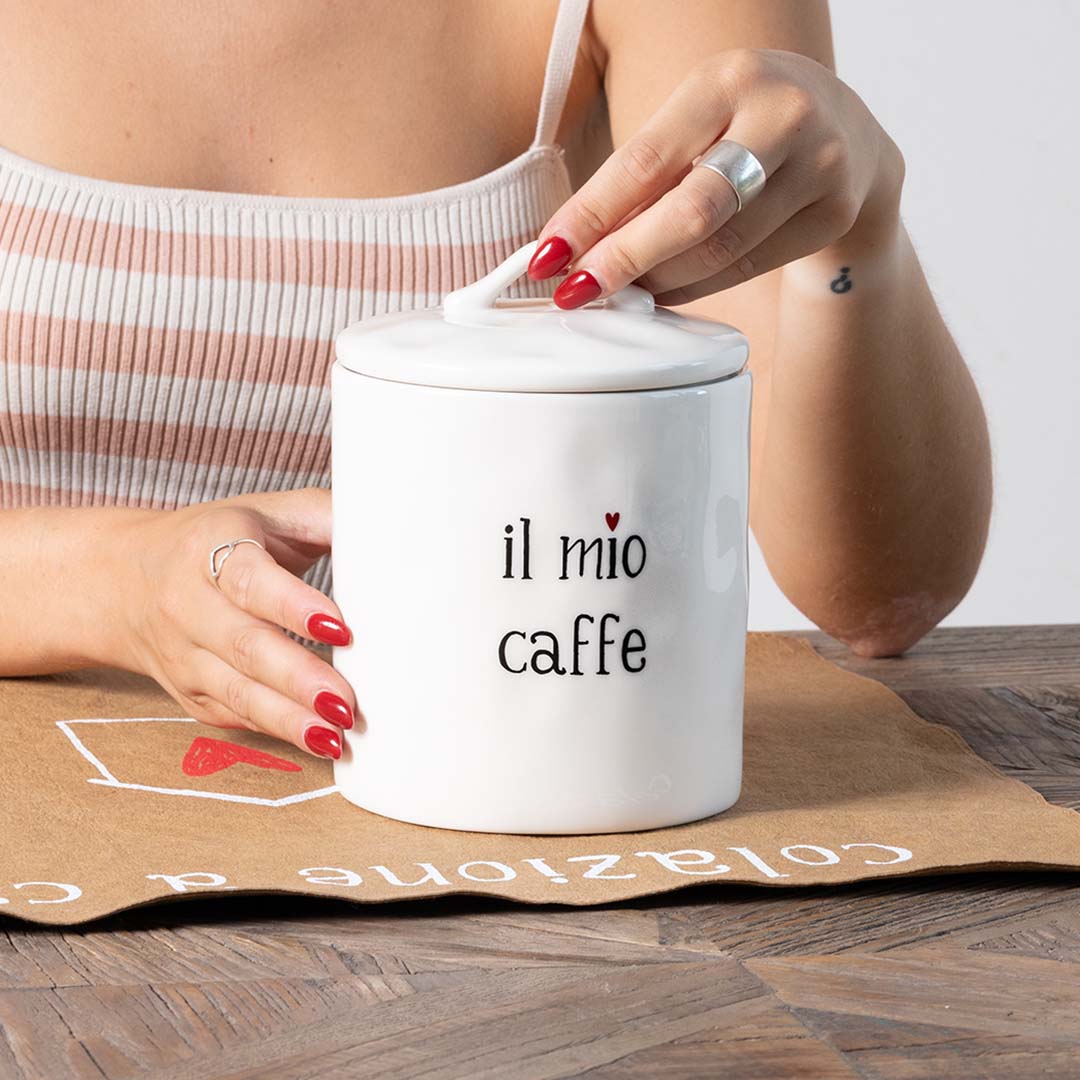 Barattolo in gres Il mio caffè