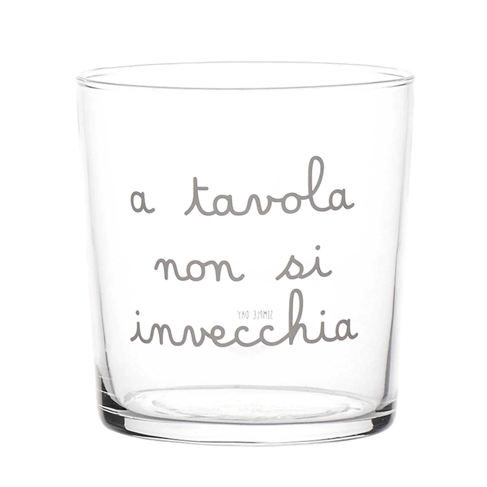 Set 6 bicchieri A tavola non si invecchia - Image 3