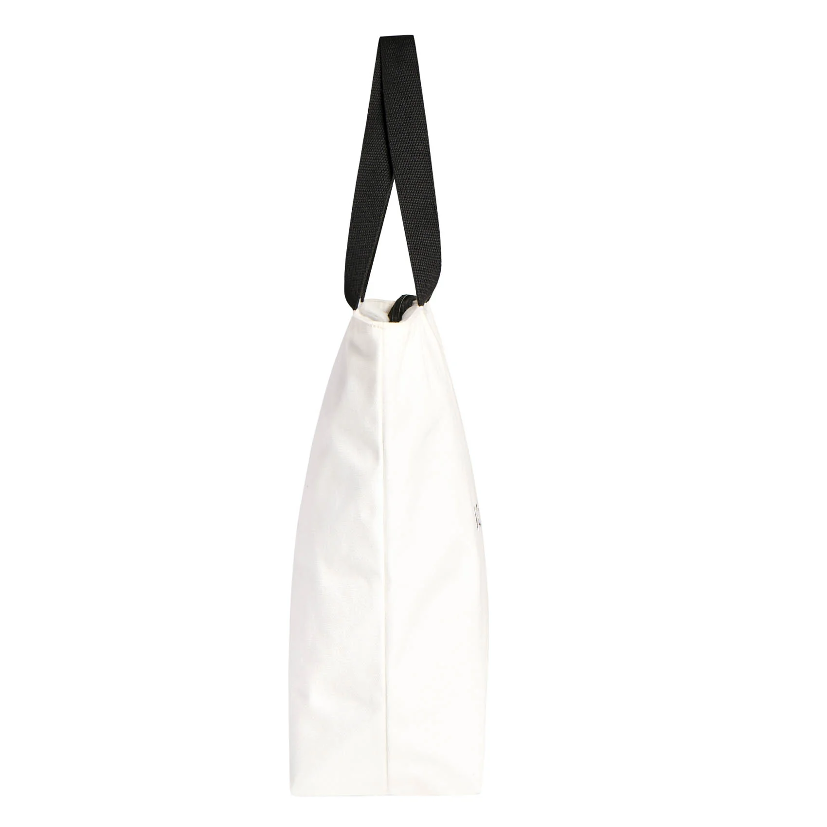 Borsa in canvas Vado di fretta - Bianca - Image 4