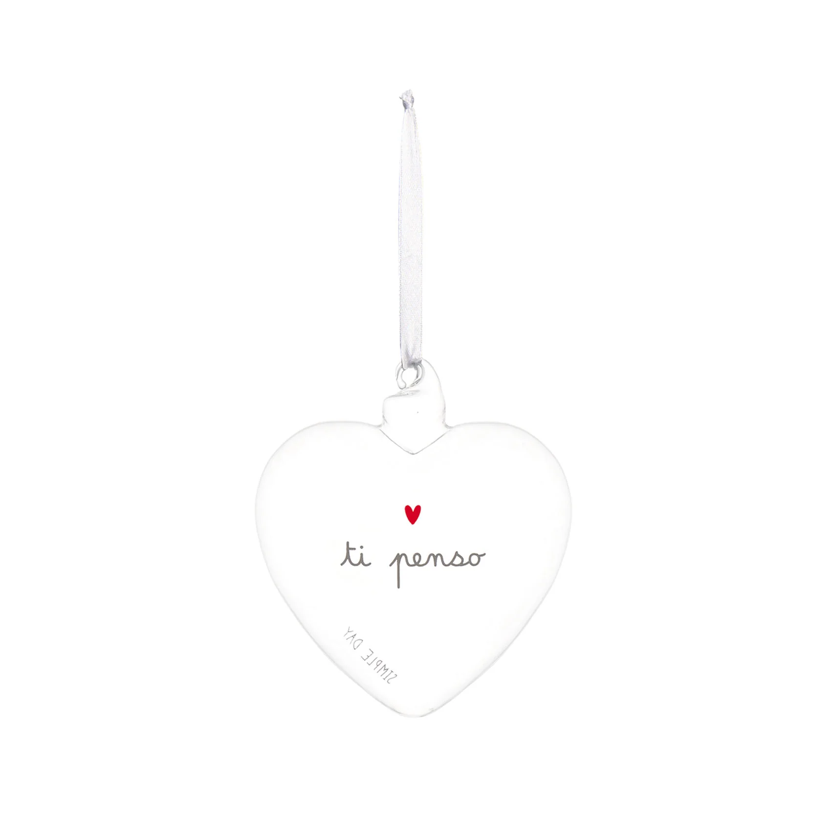 Pallina cuore Ti penso - 11 cm - Image 2