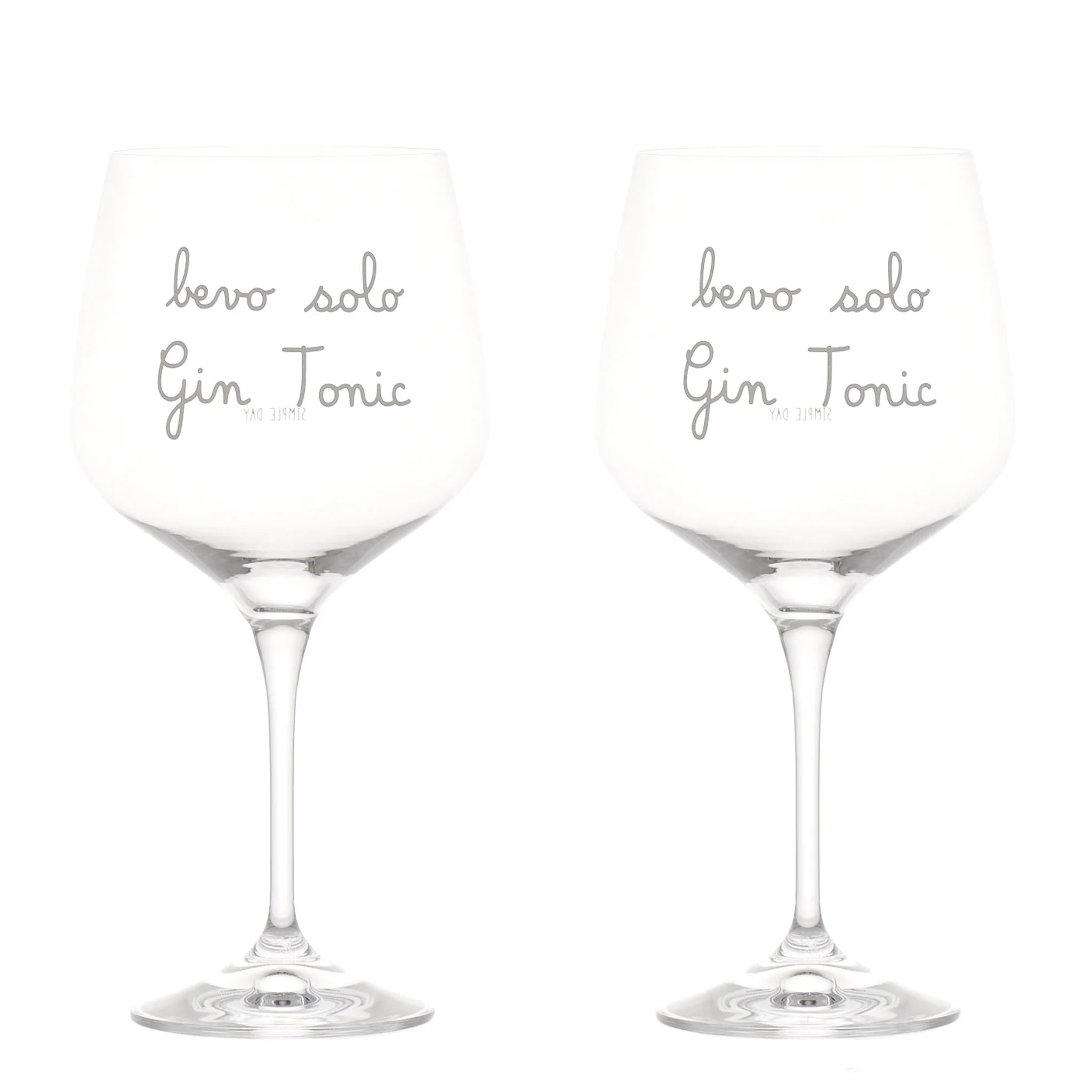 Set 2 calici cocktail Bevo solo gin tonic 82cl - Image 2