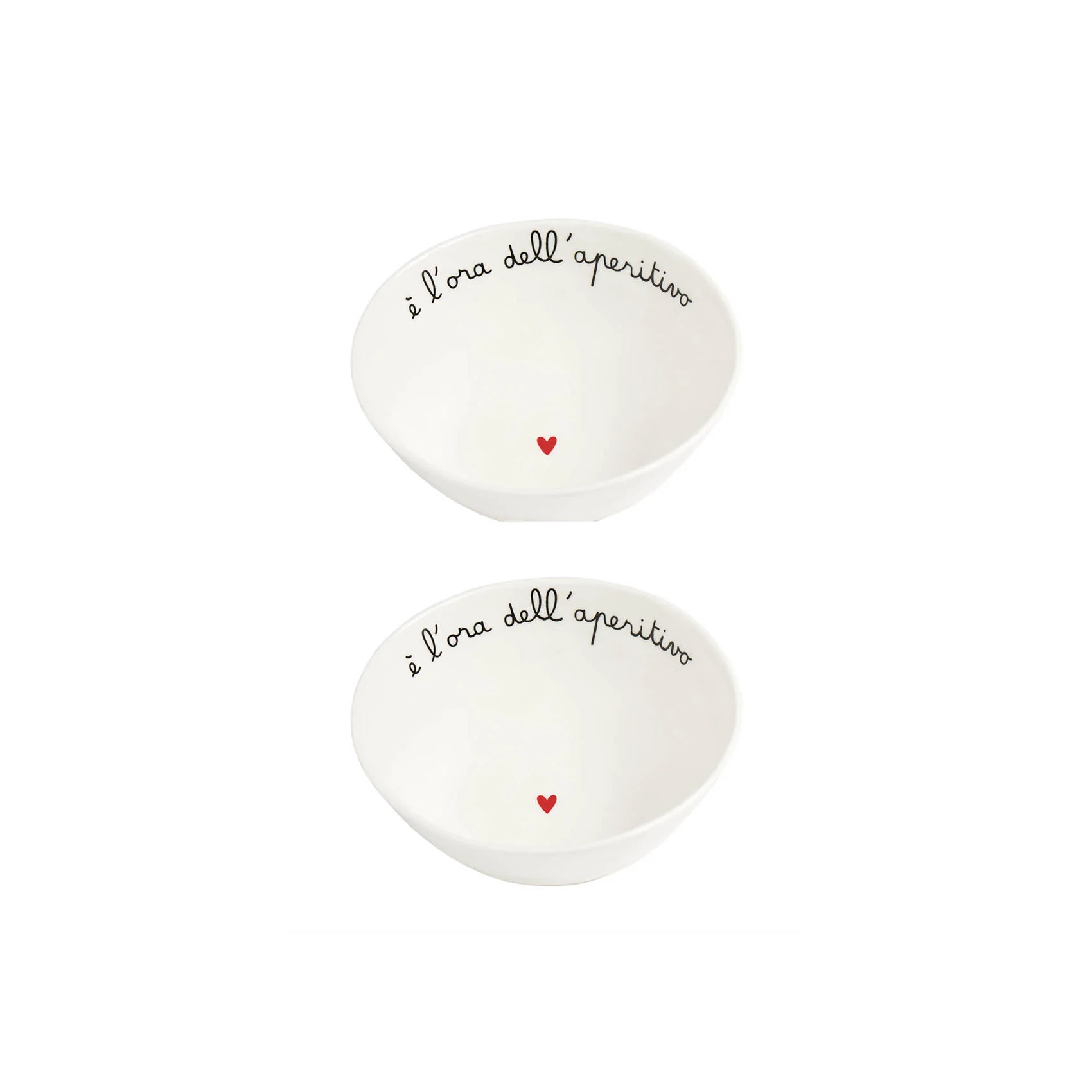 Set 2 Coppette in gres E' l'ora dell'aperitivo - Image 2