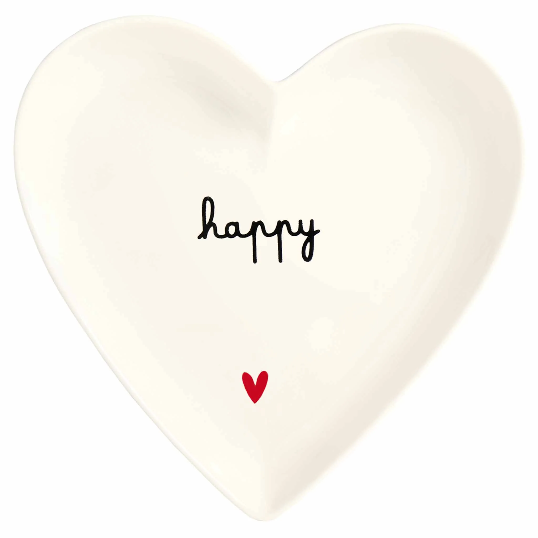 Set 2 Piatti cuore Happy - 18 cm - Image 3
