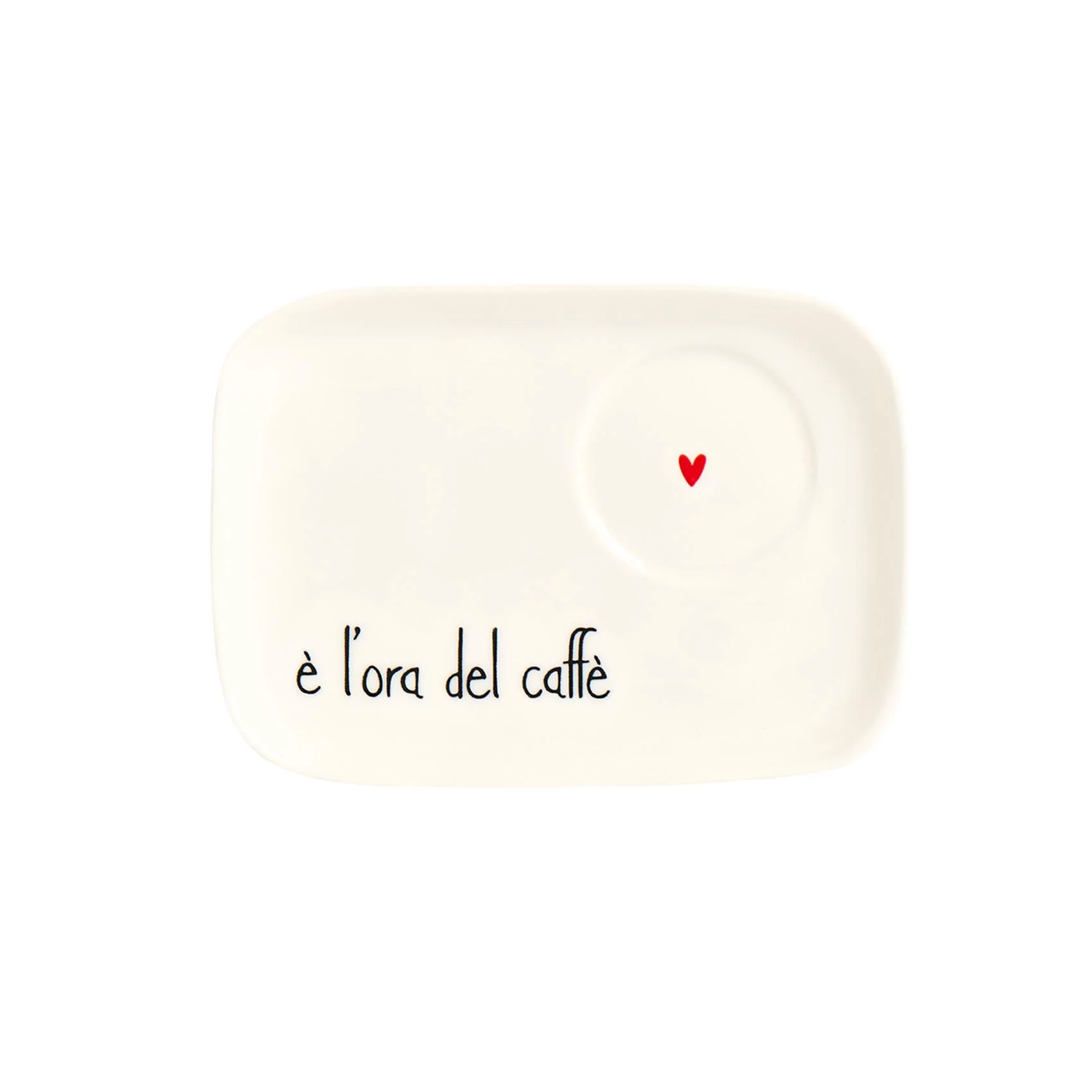 Set 2 Piattini per Tazze Espresso E' l'ora del caffè - Image 3
