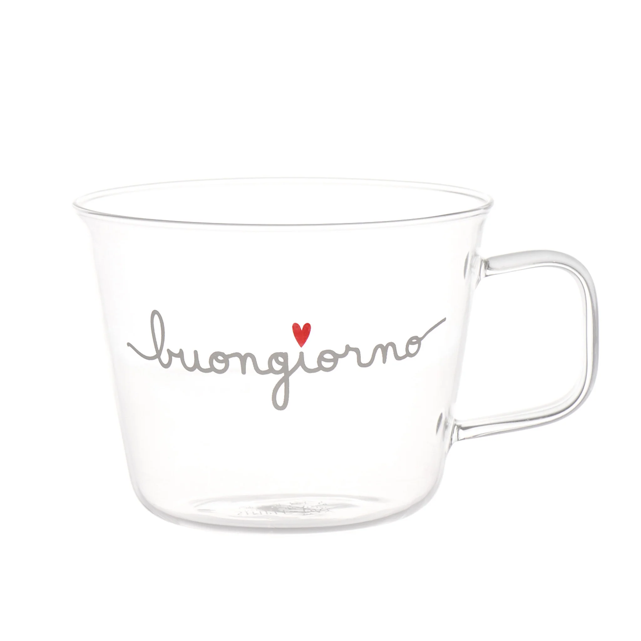 Set 2 tazze colazione Buongiorno Cuore Rosso - Image 3