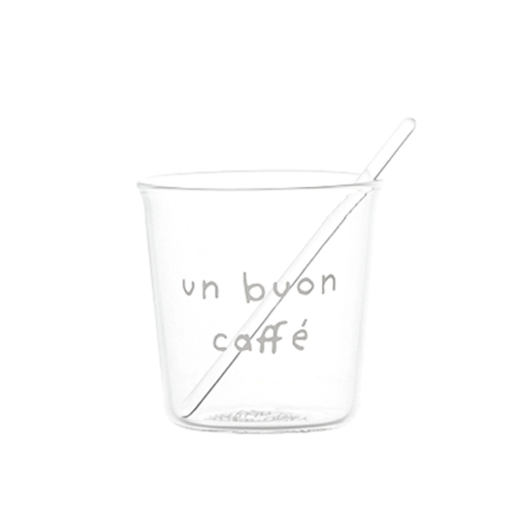 Set 4 bicchierini espresso Un Buon Caffè in bianco - Image 3