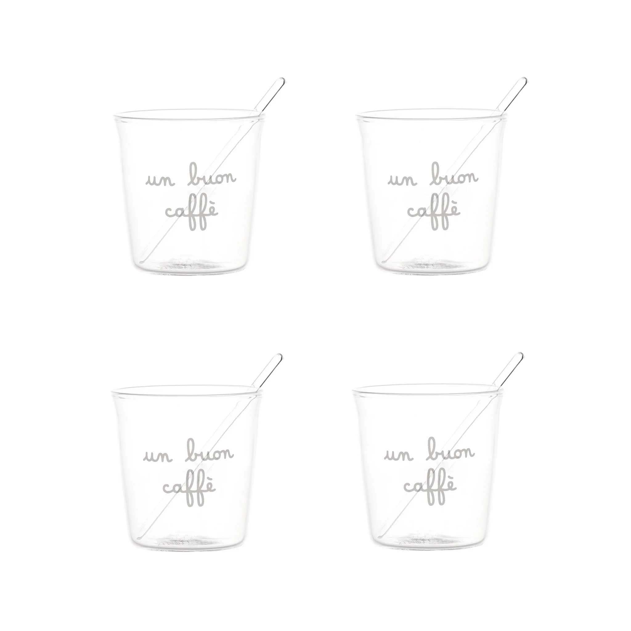 Set 4 bicchierini espresso Un Buon Caffè - Image 2