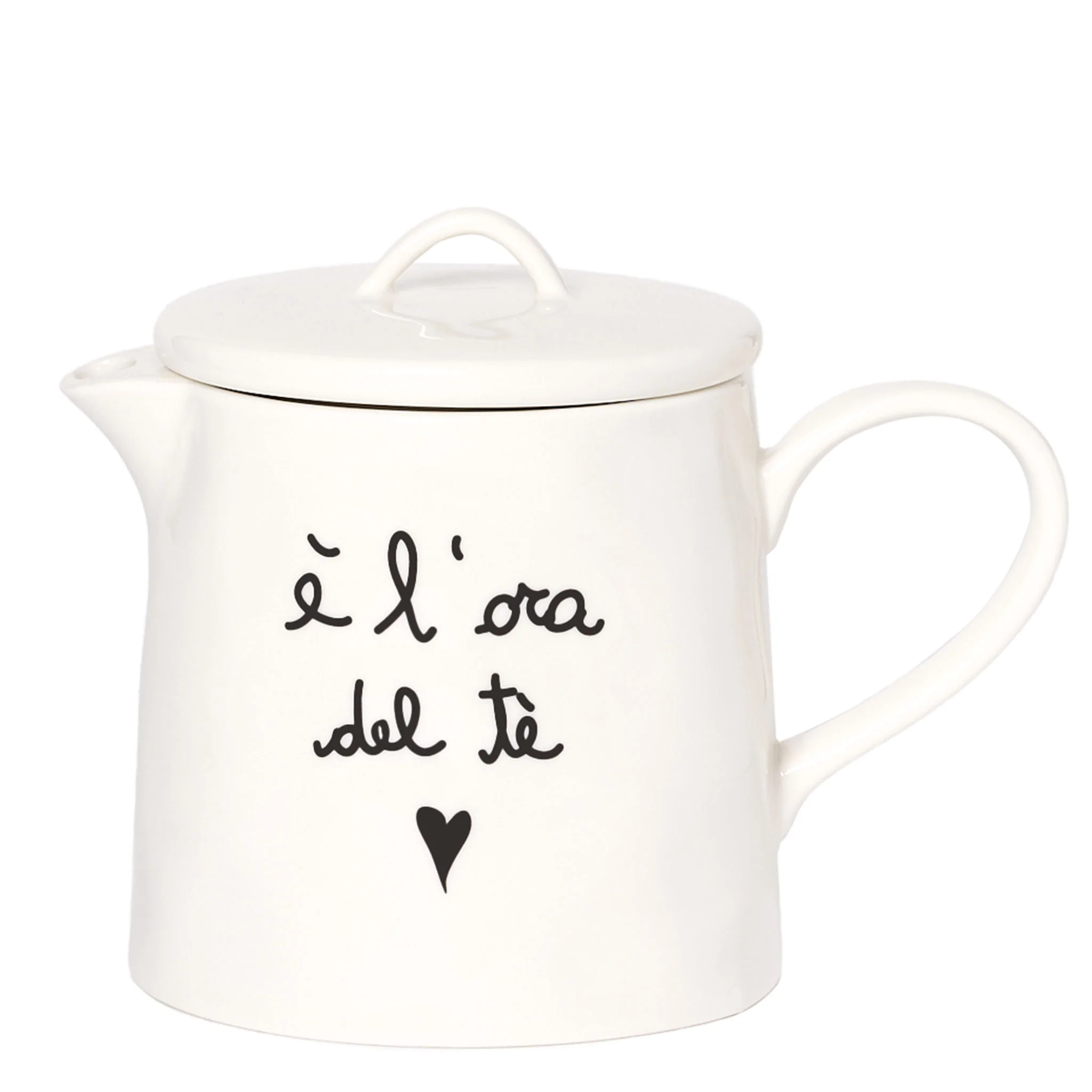 Teiera bianca E' L'Ora Del Tè